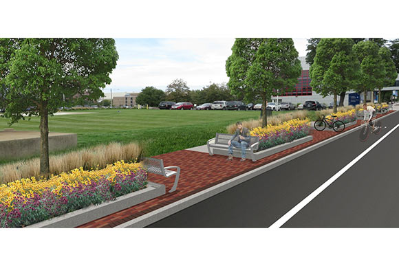 East 22nd Street corridor rendering