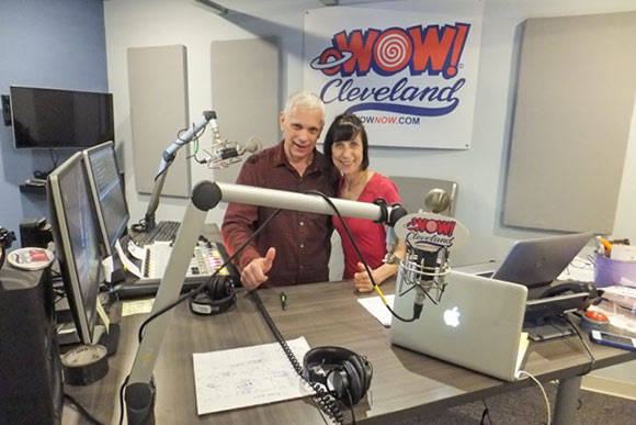 oWOW on-air personalities Ravena Miceli and Steve Pappas