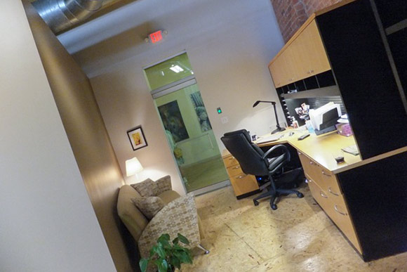 oWOW studio’s reception area