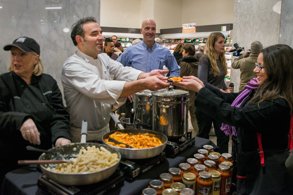 Chef Dante Boccuzzi at Heinen's Grand Opening