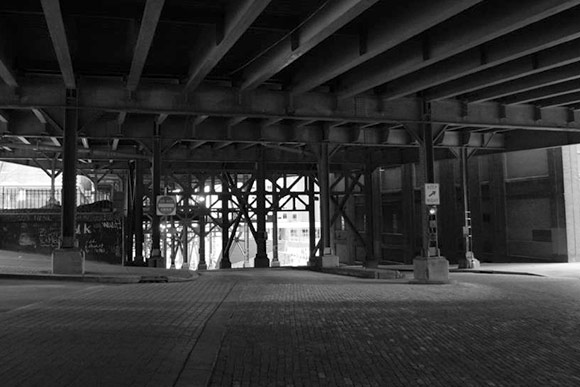 Main Avenue bridge underpass