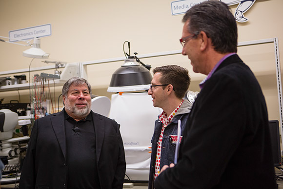 Steve Wozniak visits think[box]