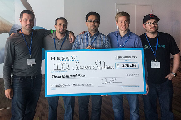 First place winners of the Cleveland Medical Hackathon