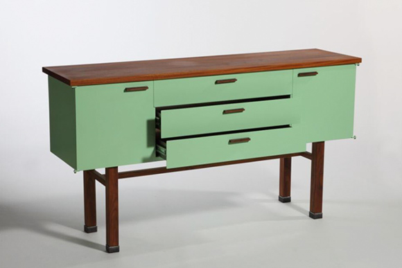 Jason Radcliffe’s Niftic Credenza in Mint  will be on sale and featured at F*SHO