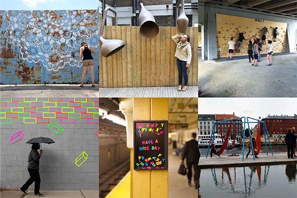 Precedent images - inspiration from other cities.