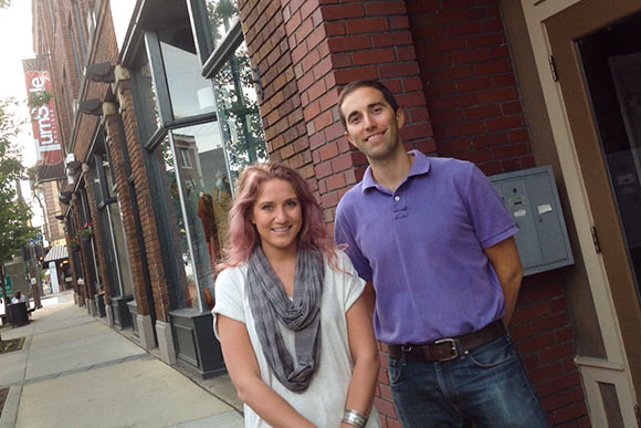 Detroit Shoreway Community Development Organization’s Avery Ozimek and Adam Rosen