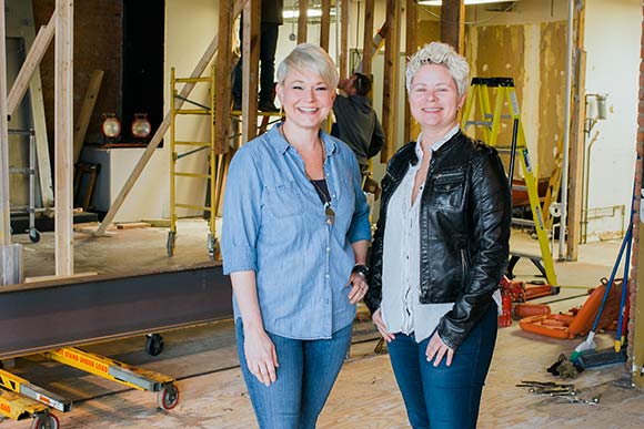 Chef Jill Vedaa and Sommelier Jessica Parkison