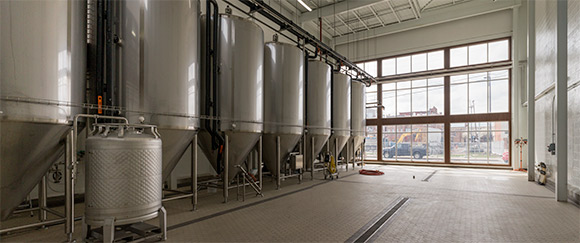 <span class="content-image-text">Fermentation tanks with room for more at The Palace of Fermentation</span>