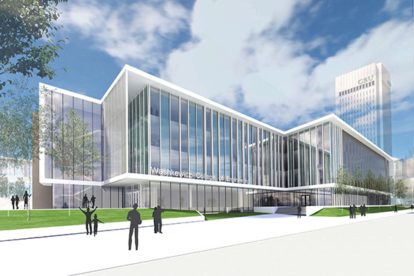 Rendering of the new CSU engineering building