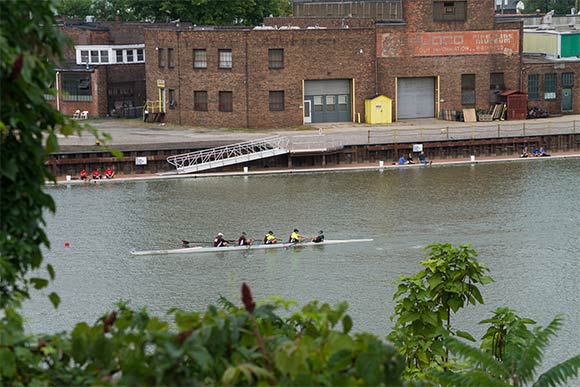 The Foundry building during the Head of the Cuyahoga Regatta