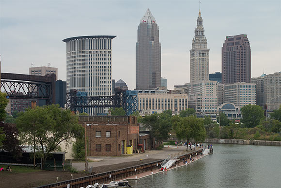 The Foundry building during the Head of the Cuyahoga Regatta