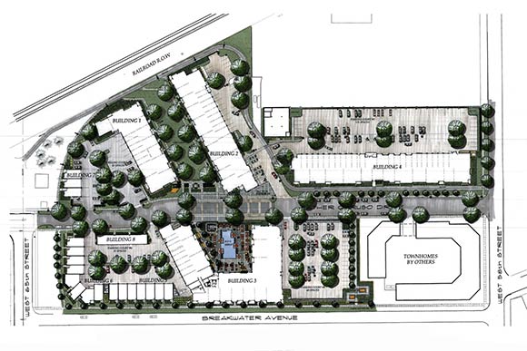 The-Edison Rendered Site Plan