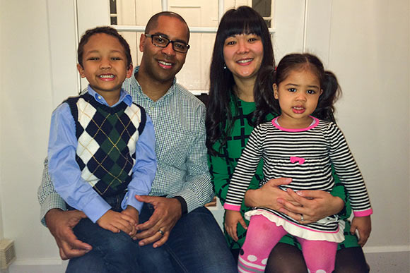 Meran Rogers and her family