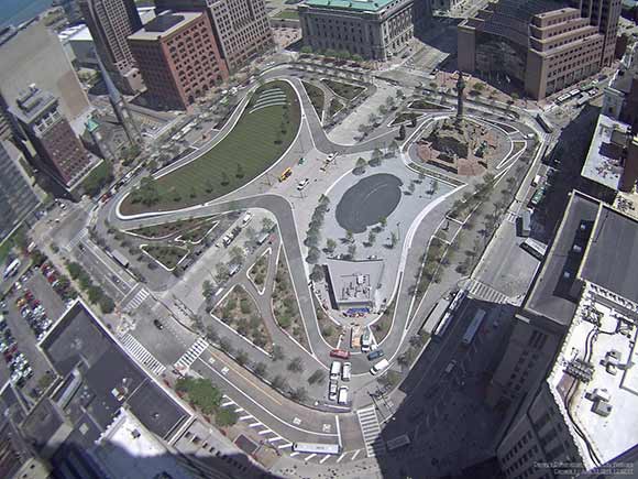 <span class="content-image-text">Aerial view of Public Square, courtesy of LAND Studio</span>