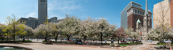 <span class="content-image-text">The view from the north-east corner of Public Square in 2011</span>