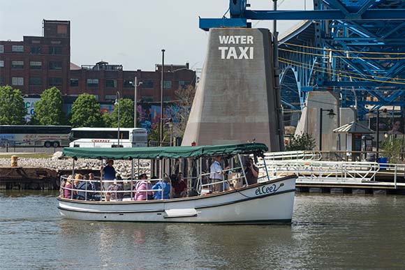 Cleveland Metroparks Water Taxi inaugural ride