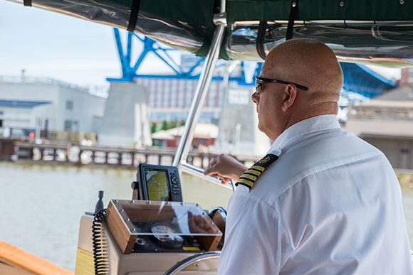 Cleveland Metroparks Water Taxi inaugural ride