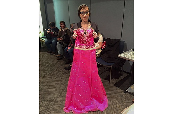 About 100 young women took home 125 prom gowns during "Dress Extravaganza"