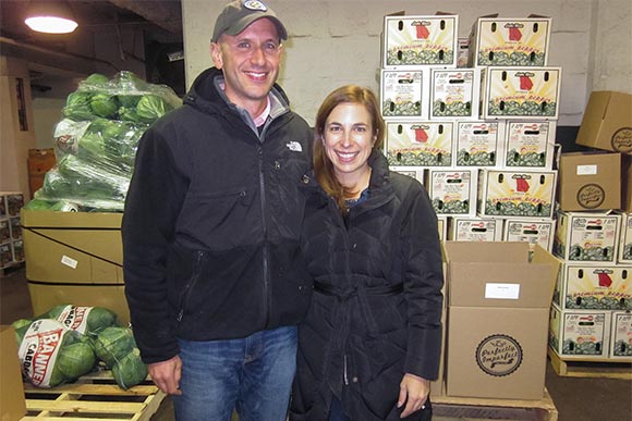 Andy and Ashley Weingart of Forest City Weingart Produce Co