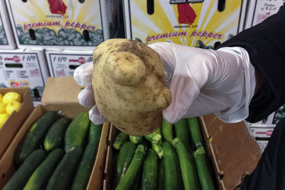 A "Perfectly Imperfect" potato