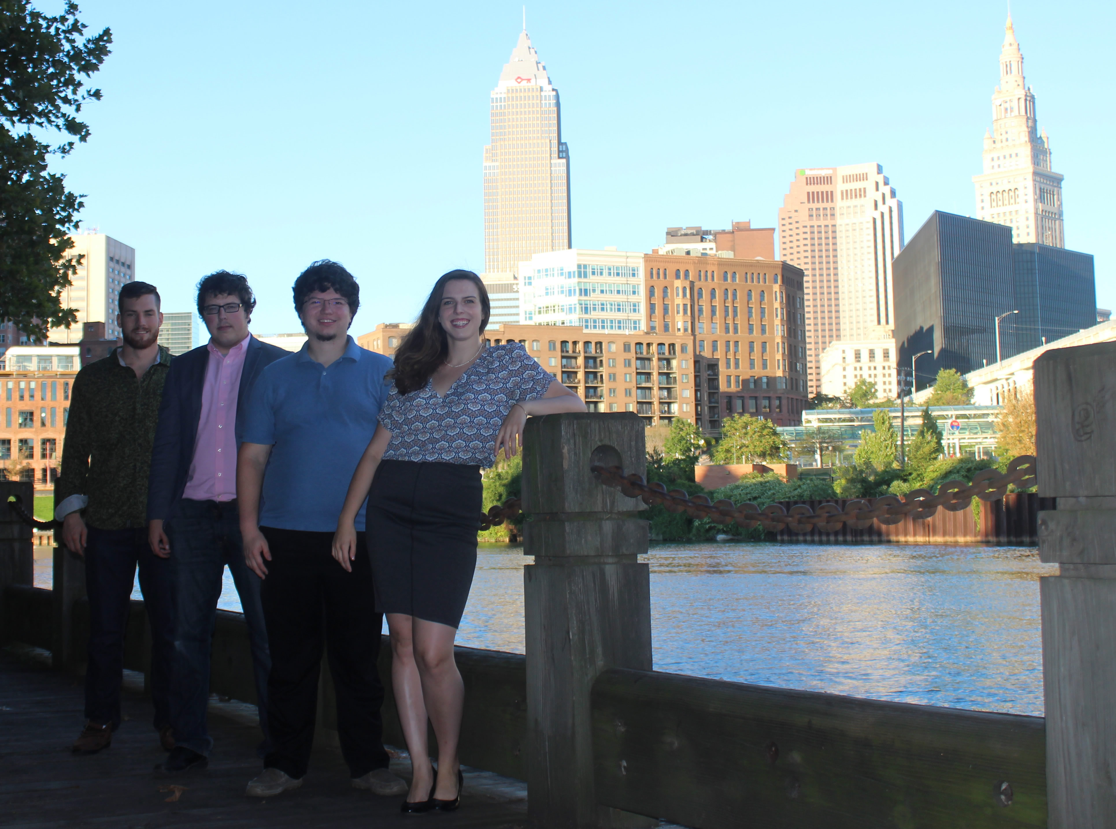 Matt Zupan (St. Ignatius '10), Jonathan Fox (John Carroll '14), Daniel Sullivan (John Carroll '14), Christine Fleig (John Carroll '14)