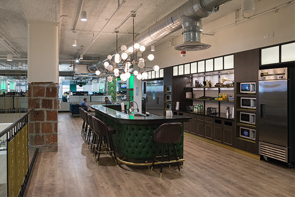 The offices of Quicken Loans on the fourth and fifth floors of the Higbee Bldg.