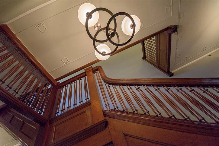 Olney mansion main stairway