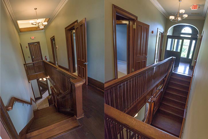 Olney mansion main stairway