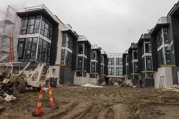 95 Lake under construction