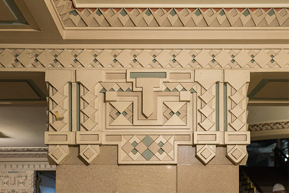 <span class="content-image-text">Architectural detail inside the Standard Building</span>