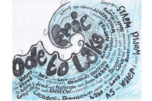 Ode To Lake Erie calligram