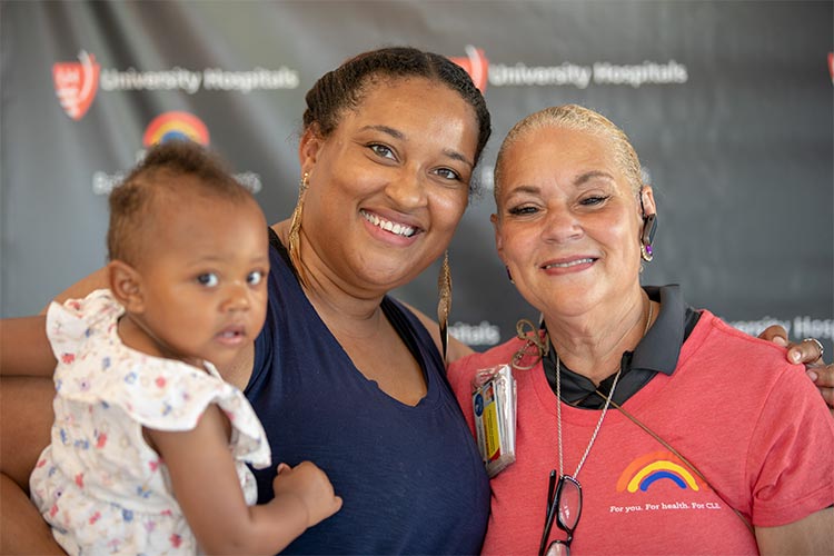 Three generations – Mireya Moody, Bianca Robinson, Joyce Puryear-Robinson