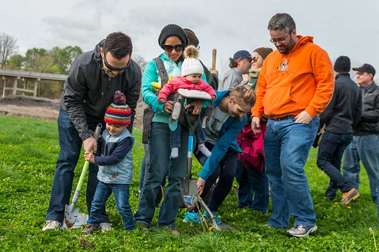 Towpath Trail Stage 3 Groundbreaking in 2017