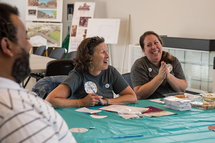 FreshWater publisher Tammy Wise, managing editor Jen Jones Donatelli