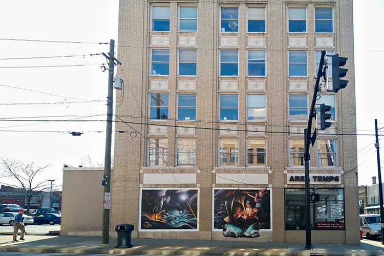 Derek Brennan mural in Lakewood