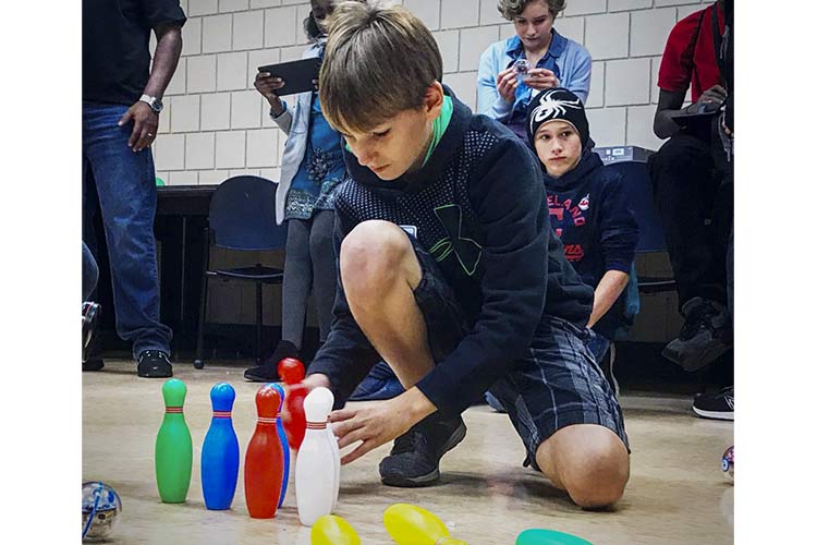 The Amazon team conducted the robots and coding program for 61 middle schoolers