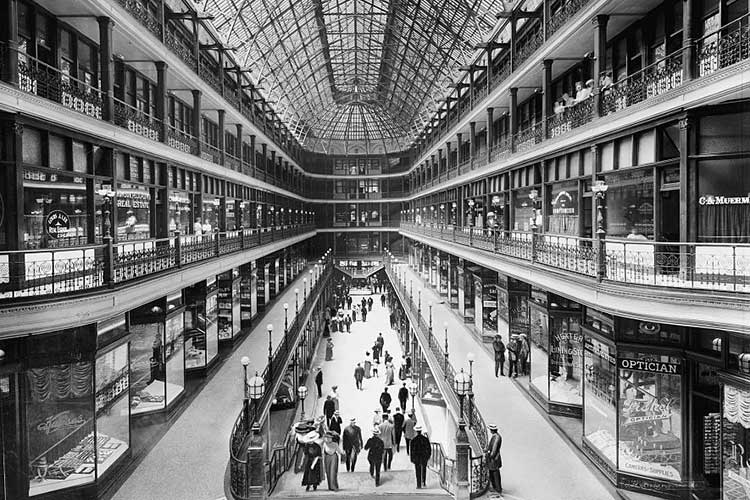 Downtown arcade then