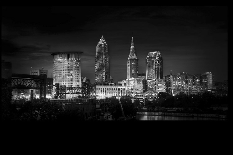 TRG mural that was the side of the Sherwin-Williams headquarters in 2010