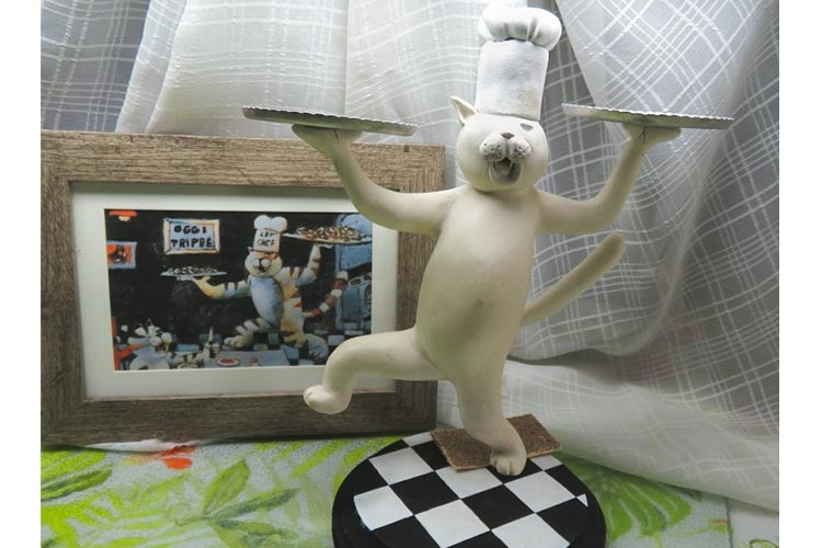 Franco Anselmi, Venice, Italy:  Coming soon!  Work in progress: Tripe Today