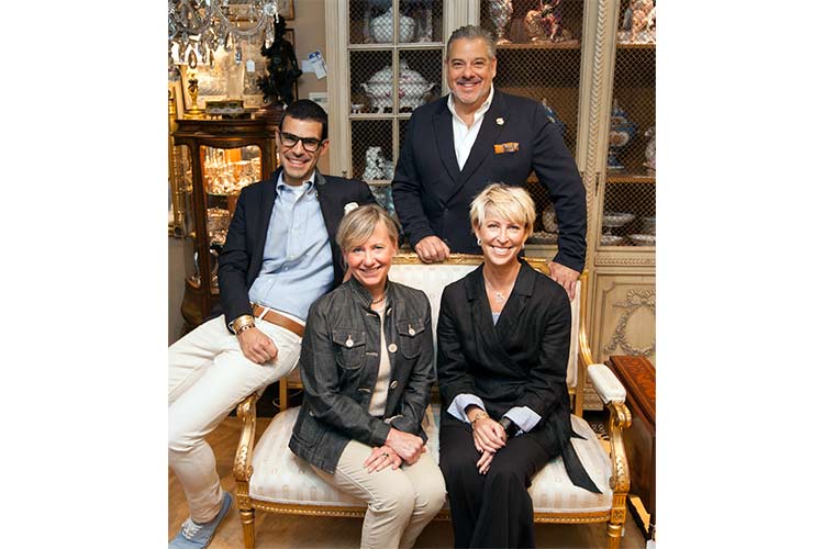 Neue Auctions team: Ricardo Bernabe, Ron Greenwald, Cynthia Maciejewski and Bridget McWilliams