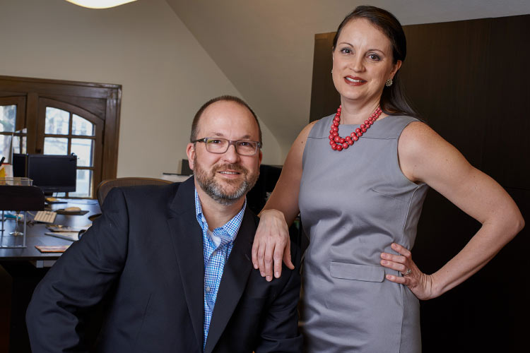 Doug Crouch and Stacie Ross, the founders Impel Creative