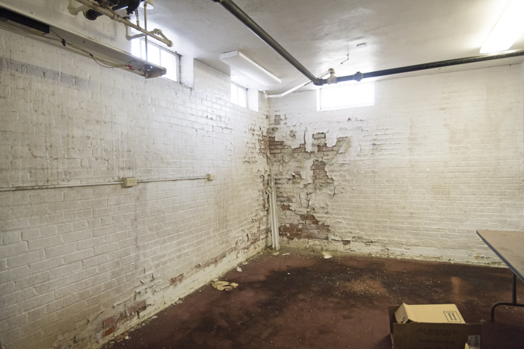 Painter Mansion basement interior
