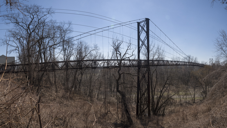 Kingsbury Run Sidaway Bridge, north abutment