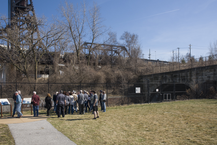 Walworth Run Cuyahoga mouth, Scranton Flats - Exploring Cleveland's Hidden Waterways tour