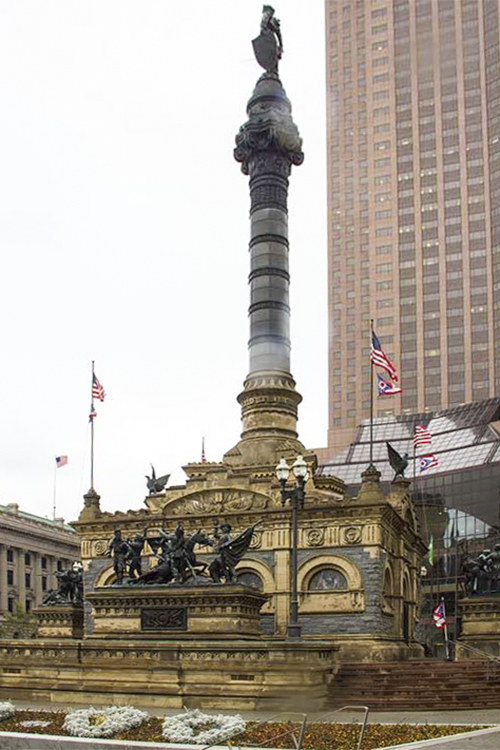 Soldiers and Sailors Monument in Public Square