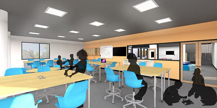 Welsh Academy DaVinci Studio rendering