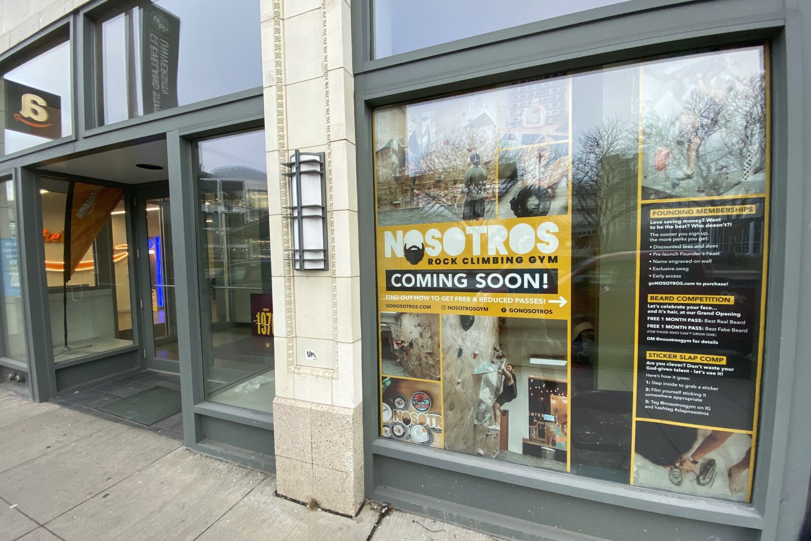 Coming soon, the Nosotros Rock Climbing Gym in downtown Cleveland.