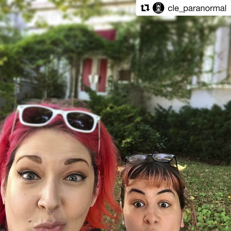 <span class="content-image-text">Jessica Oktober and Marleigh McVeigh, co-founders of the Cleveland Area Paranormal Society</span>