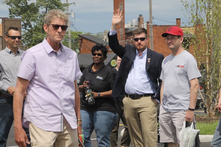 Kamms Corners ribbon-cutting ceremony