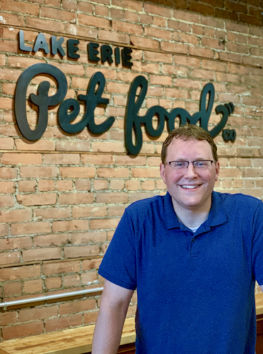 <span class="content-image-text">Eric Huber of Lake Erie Pet Food</span>